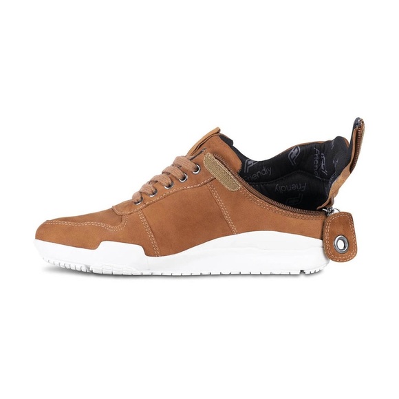 Men's Medimoto Mid-Top Brown Suede Shoe Size 10WW - Picture 1 of 13